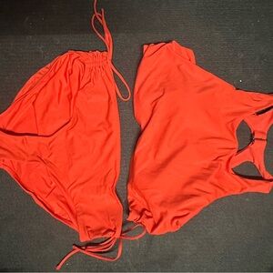 Athleta Red Bikini Set